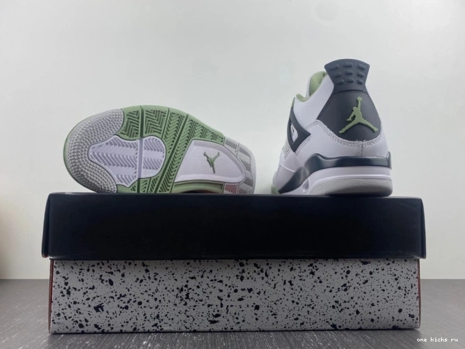 Rep Onekick WMNS Air 4 Jordan Seafoam AQ9129-103 0807